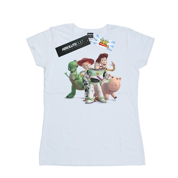 Disney Dam/Dam Toy Story 4 Grupp Bomull T-shirt XL Vit White XL