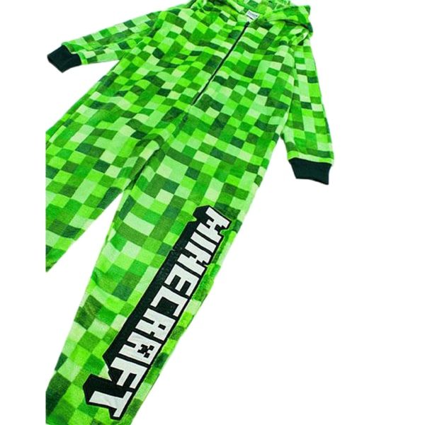 Minecraft Boys Creeper Pixel Body 9-10 Years Green Green 9-10 Years