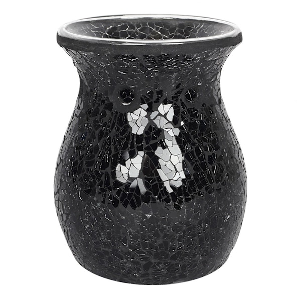 Something Different Crackle-Effect Oljelampa L Svart Black L