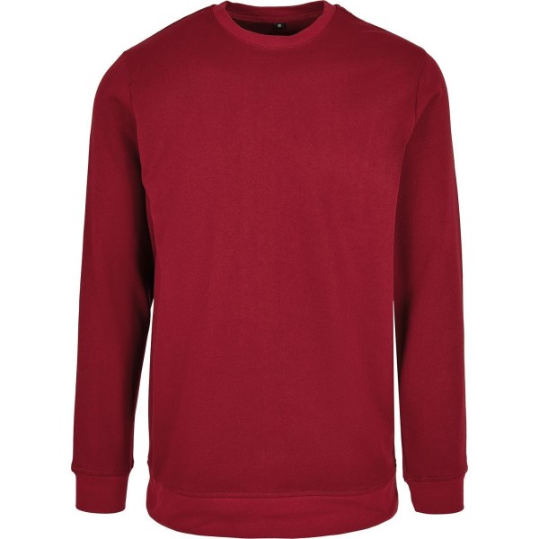 Bygg ditt varumärke Herr Basic Crew Neck Sweatshirt XL Burgundy Burgundy XL