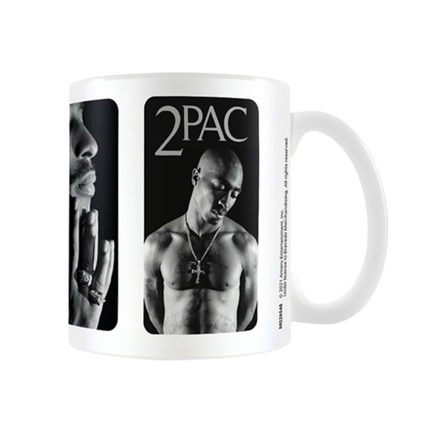 Tupac Shakur Judge Me Mug One Size Vit/Svart/Grå White/Black/Grey One Size