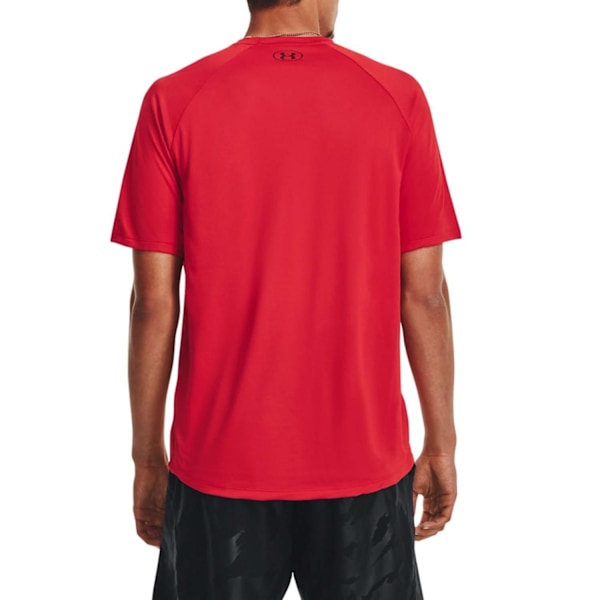 Under Armour Tech Tryckt T-shirt Herr M Röd Red M