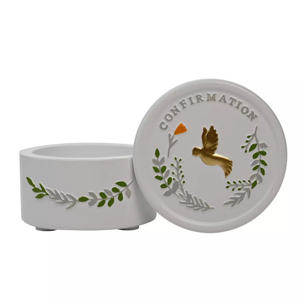 Celebrations Konfirmation Resin Prydnadslåda One Size Vit White One Size
