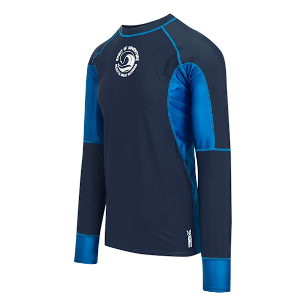 Regatta Herr Långärmad Rash Guard XL Marinblå/Oxford Blå Navy/Oxford Blue XL