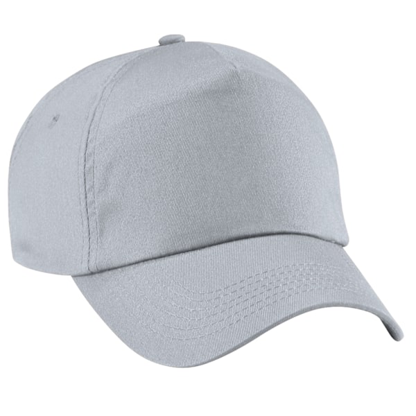 Beechfield Unisex Original 5-Panel Baseballkeps (2-pack) Light Grey One Size