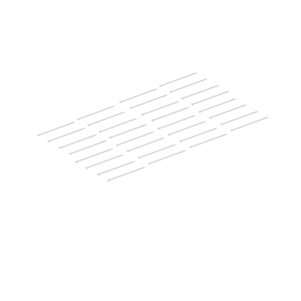 Tiger Stationery Essentials Raka Stift (Förpackning om 360) En Storlek Silver One Size