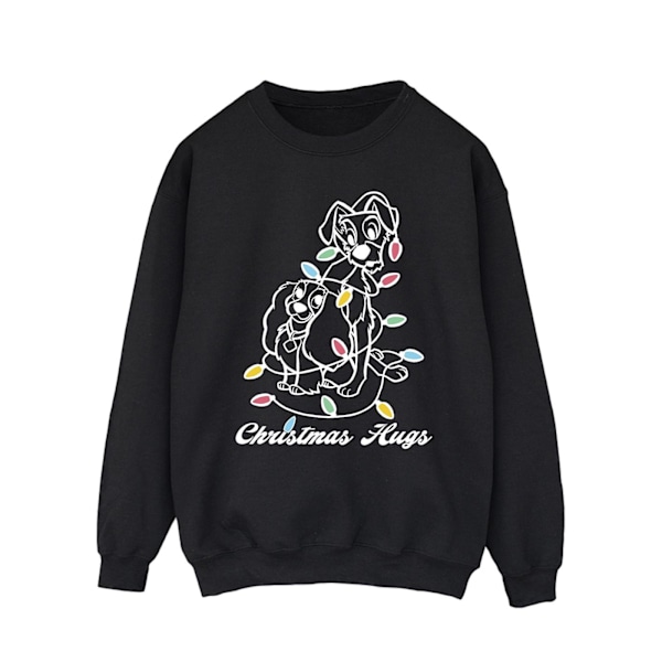 Disney Herr Lady And The Trump Julkramar Sweatshirt 3XL Svart Black 3XL