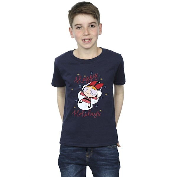 The Powerpuff Girls Boys T-Shirt 3-4 år Marinblå Navy Blue 3-4 Years