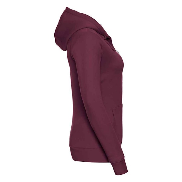 Russell Dam/Kvinnor Äkta Full Zip Hoodie M Bourgogne Burgundy M