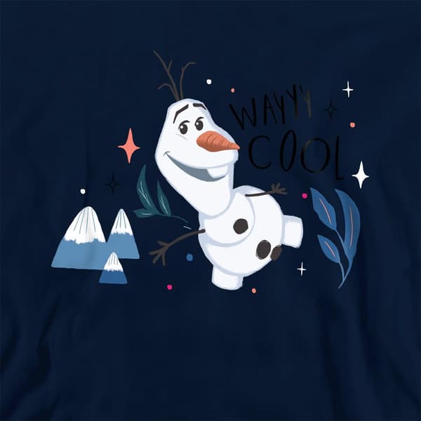 Frozen Barn/Barn Wayyy Cool Olaf Pullover Hoodie 9-11 År Navy 9-11 Years