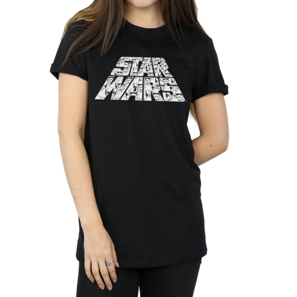 Star Wars The Rise Of Skywalker Kvinnors/Dam Trooper Logo Bomull Black XL