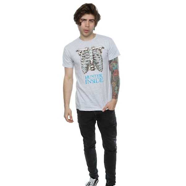 Supernatural Mens Hunter Inside T-Shirt S Sports Grey Sports Grey S