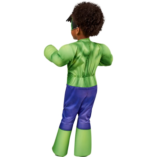 Hulk Boys Deluxe Kostym 2-3 År Grön/Blå Green/Blue 2-3 Years