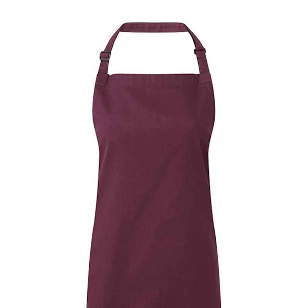 Premier Unisex Vuxen Färger Fullt Förkläde Storlek Aubergine Aubergine One Size