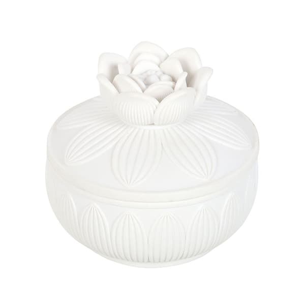 Something Different Lotus Smyckeskrin En Storlek Vit White One Size