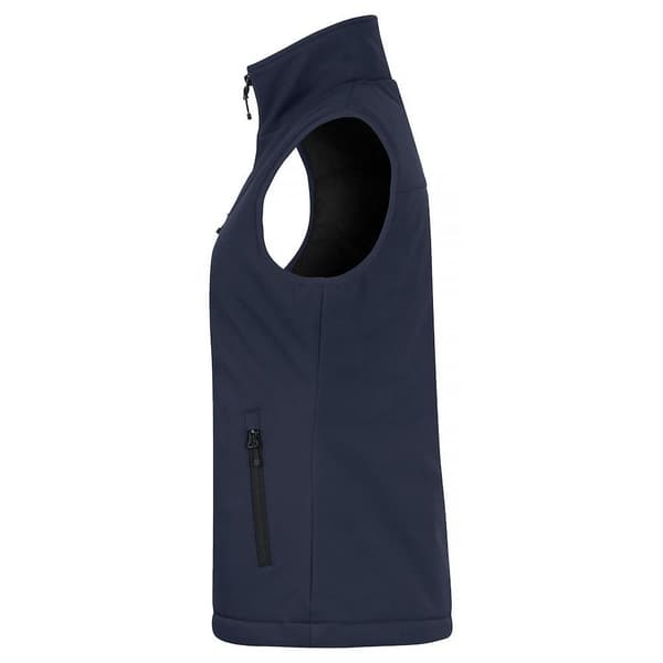 Clique Dam/Dam Softshell Paneler Gilet L Mörkblå Dark Navy L