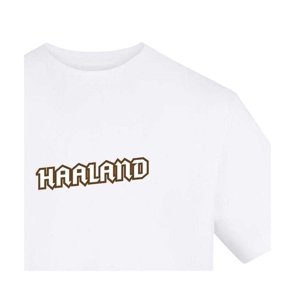 AWD Herr Haaland Norge T-shirt M Vit White M