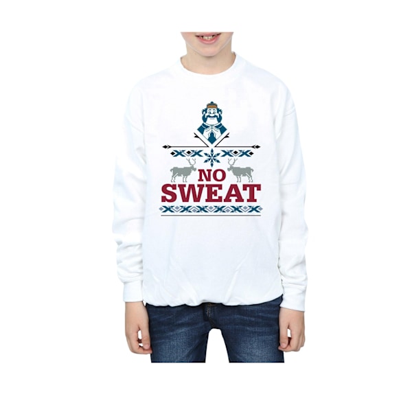 Disney Boys Frozen Oaken No Sweat Sweatshirt 7-8 år Vit White 7-8 Years
