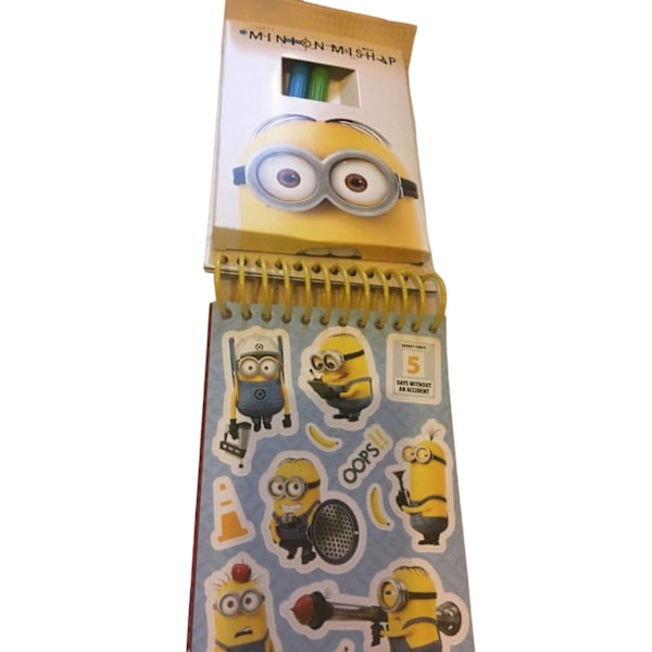 Despicable Me It Could Be Worse Mini Minions Skissblock Set One Black/White/Yellow One Size