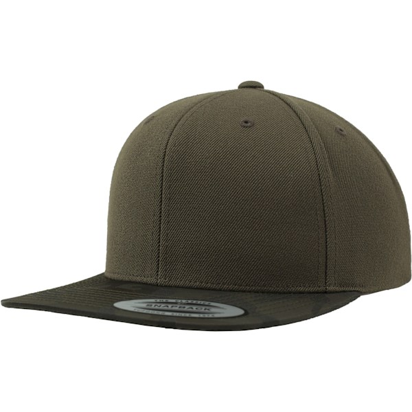 Flexfit Camo Visor Snapback Cap One Size Olive Camo Olive Camo One Size