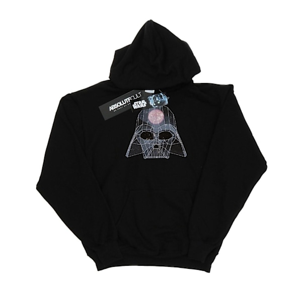 Star Wars Boys Geometric Darth Vader Hoodie 12-13 år Svart Black 12-13 Years