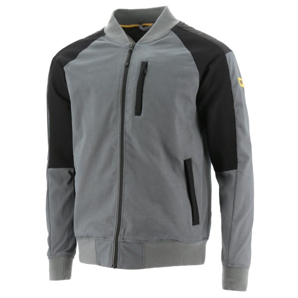 Caterpillar Mens Trades Bomberjacka XXL Shadow Grå/Svart Shadow Grey/Black XXL