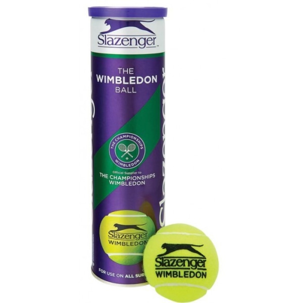 Slazenger tennisbollar (pack med 12) One size grön/svart Green/Black One Size
