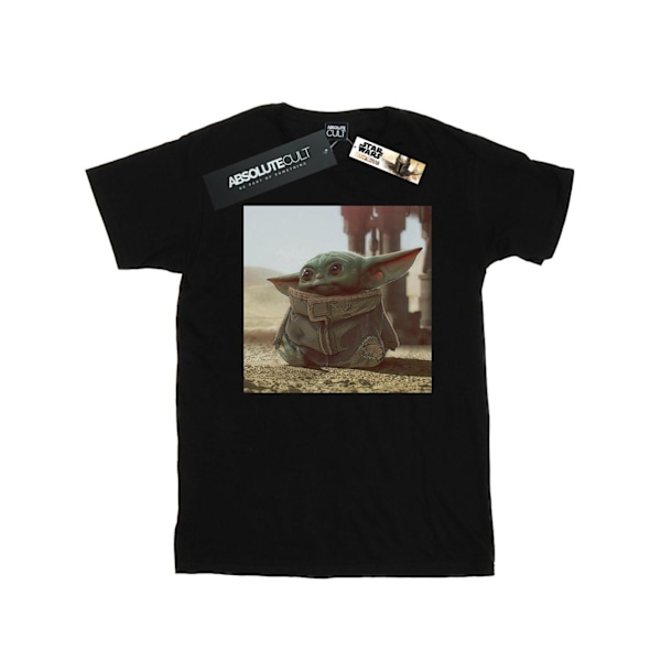 Star Wars Boys The Mandalorian The Child Scene T-Shirt 5-6 år Black 5-6 Years