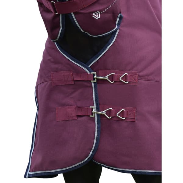 Weatherbeeta Comfitec Essential Combo Neck 220g Hästtäcke Burgundy 4´ 3