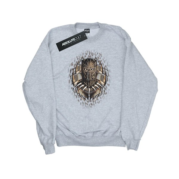 Marvel Herr Svart Panter Guld Killmonger Sweatshirt S Sports G Sports Grey S