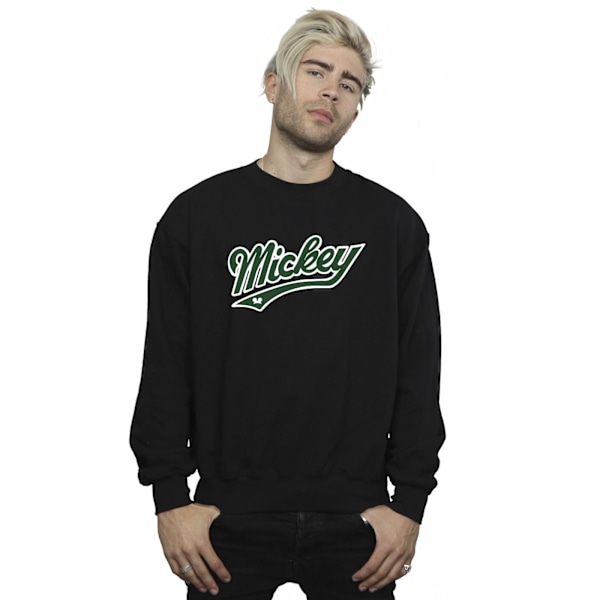 Disney Herr Mickey Mouse Bold Sweatshirt L Svart Black L