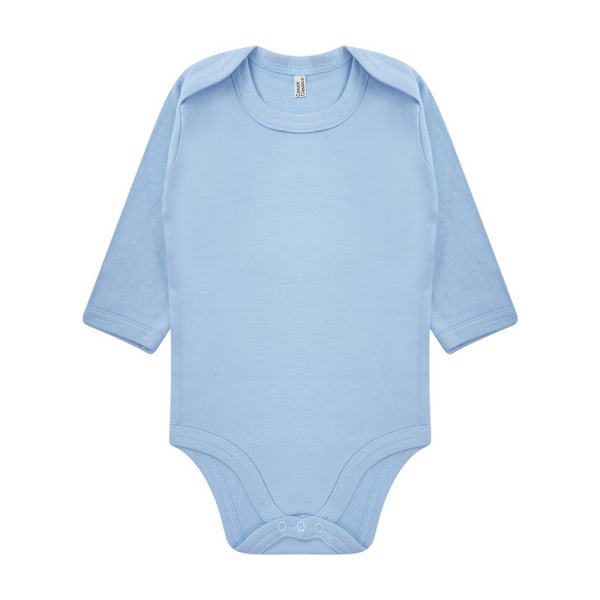 Casual Classics Baby Body med lång ärm 0-3 månader Ljusblå Light Blue 0-3 Months