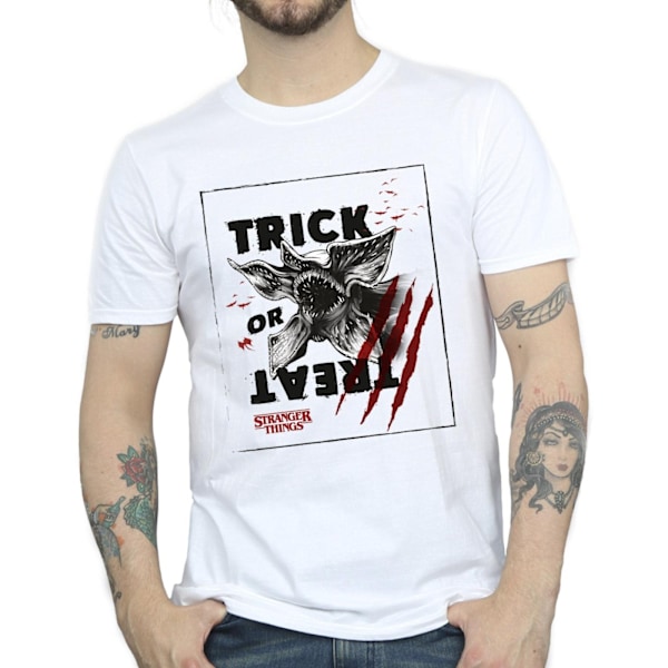 Netflix Stranger Things Trick Or Treat Slash T-shirt XL Vit White XL