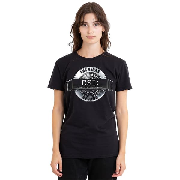 CSI Unisex Vuxen Renderad Logotyp T-shirt M Svart Black M