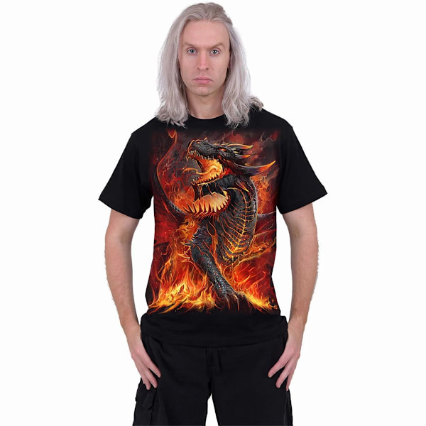 Spiral Direct Unisex Vuxen Draconis T-shirt XXL Svart Black XXL