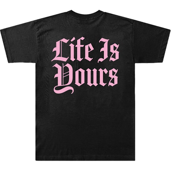 Foals Unisex Adult Life Is Yours Baktryck T-shirt L Svart Black L