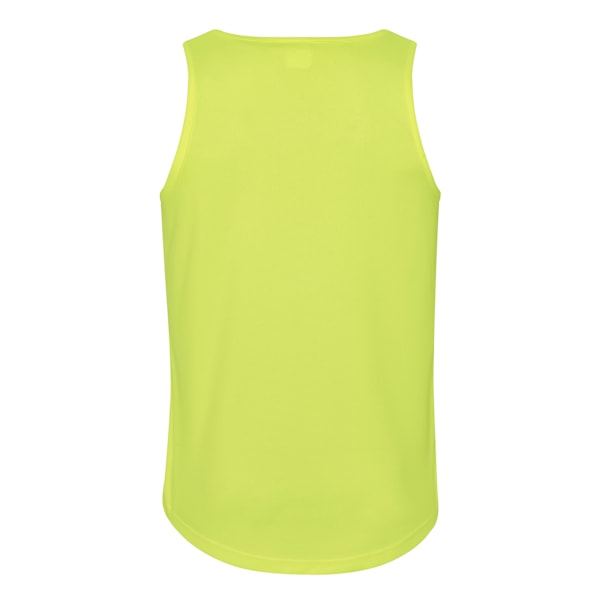 AWDis Just Cool Mens Sports Gym Plain Tank / Vest Top XL Electr Electric Yellow XL