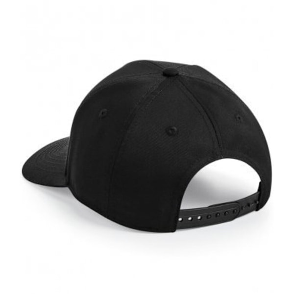 Beechfield Unisex Adult Urbanwear 5 Panel Snapback Cap One Size Black One Size