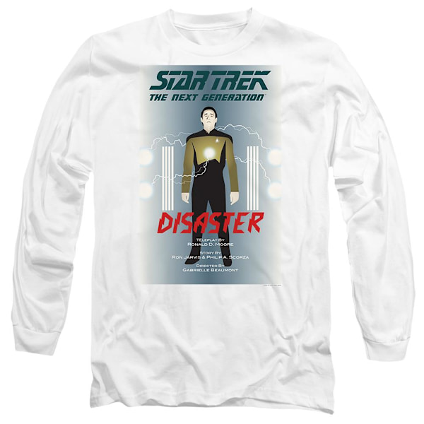 Star Trek Unisex Vuxen The Next Generation Säsong 5 Avsnitt 5 T-shirt White S