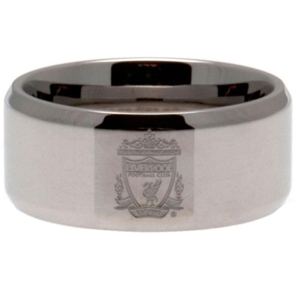 Liverpool FC Stor Band Ring En Storlek Silver Silver One Size