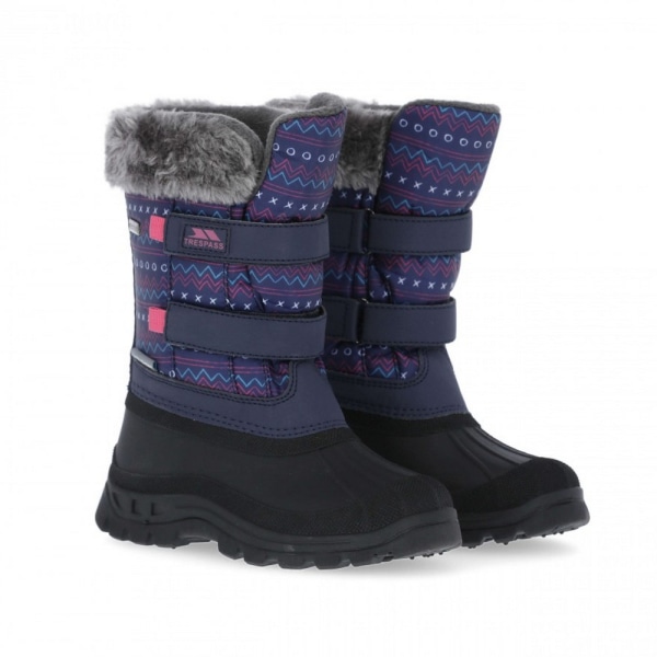 Trespass Childrens/Kids Vause Touch Fastening Snow Boots 12 Chi Multi Print 12 Child UK