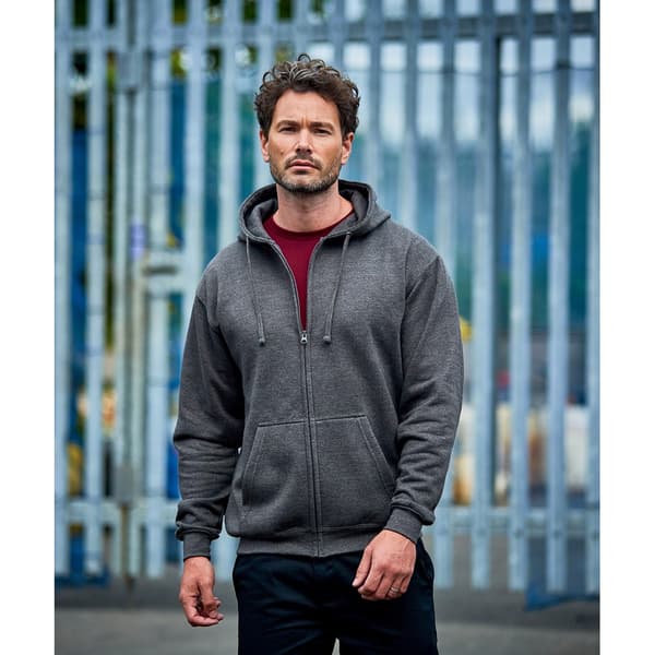 PRO RTX Herr Full Zip Hoodie S Kolgrå Charcoal S