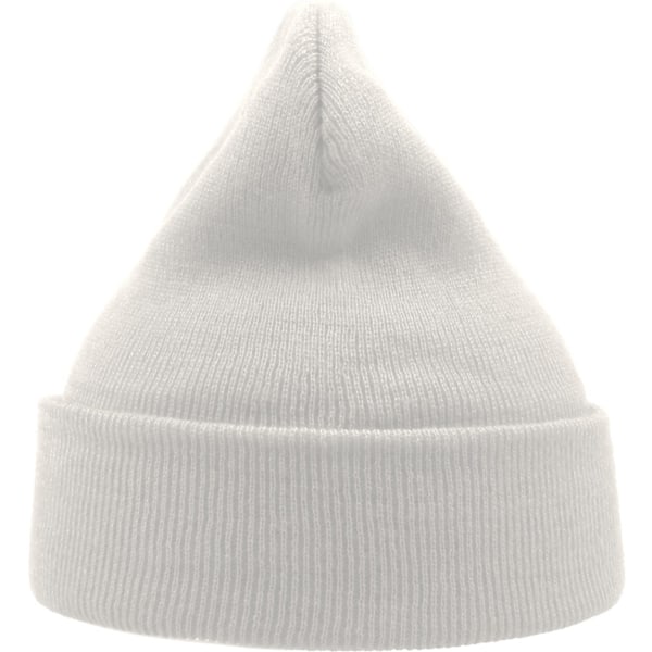 Atlantis Unisex Vuxen Vind Återvunnen Cuffad Mössa En Storlek Vit White One Size