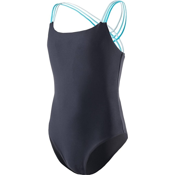 Aquawave Girls Harma One Piece Swimsuit 13 år Svart/Blå Rad Black/Blue Radience 13 Years