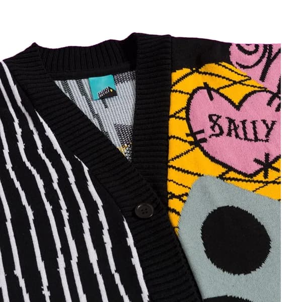 Nightmare Before Christmas Unisex Vuxen Patchwork Kofta XL M Multicoloured XL