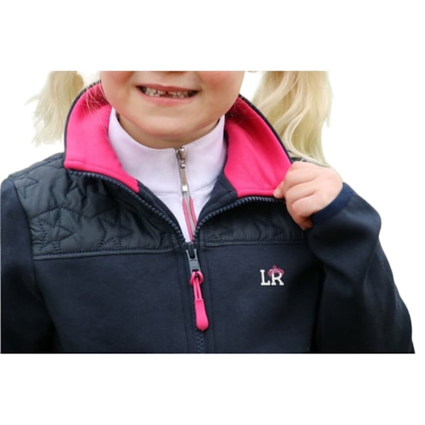 Little Rider Barn/Barnkläder Sophia Ridjacka 7-8 År Navy/Pink 7-8 Years