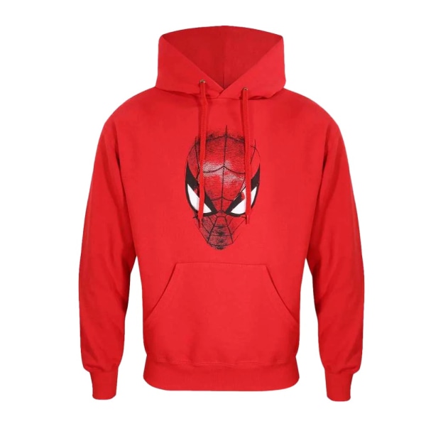 Spider-Man Unisex Adult Crest Pullover Hoodie M Röd Red M