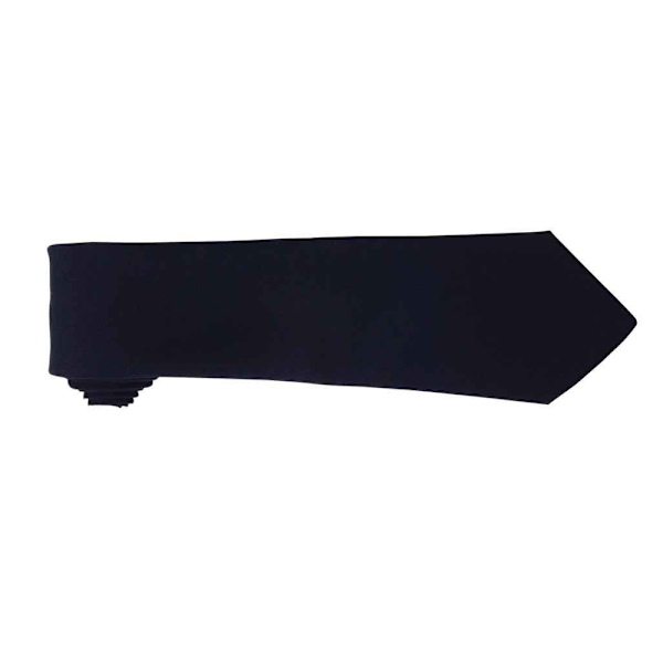 Premier enfärgad slips i polyester, marinblå, One Size Navy One Size