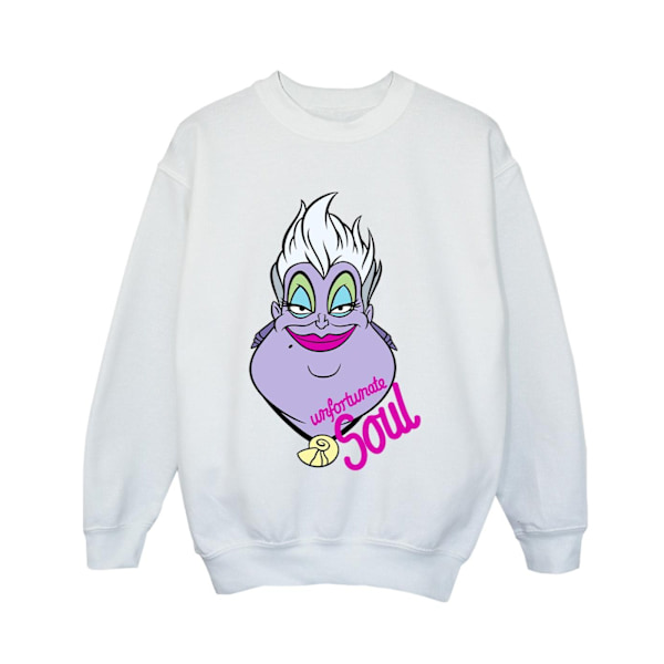 Disney Boys Villains Ursula Unfortunate Soul Sweatshirt 7-8 År White 7-8 Years