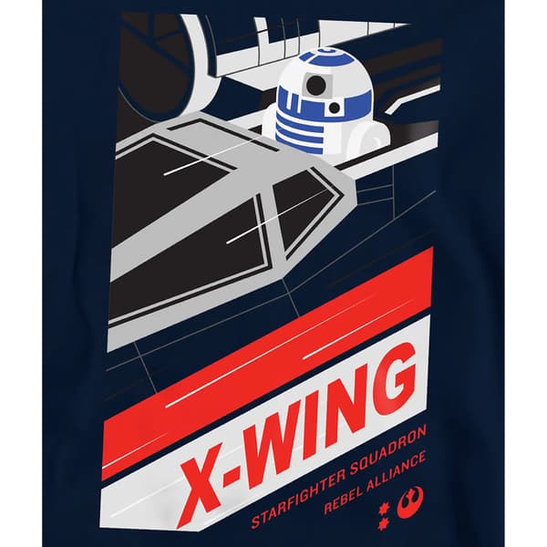 Star Wars Barn Xwing Droid R2-D2 Hoodie 7-8 År Marinblå Navy 7-8 Years